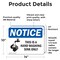 Signmission Safety Culture Sign, 14 in Width, Vinyl Decal, Rectangle OS-2PACK-NS-D-1014-L-16684 - alternate 5
